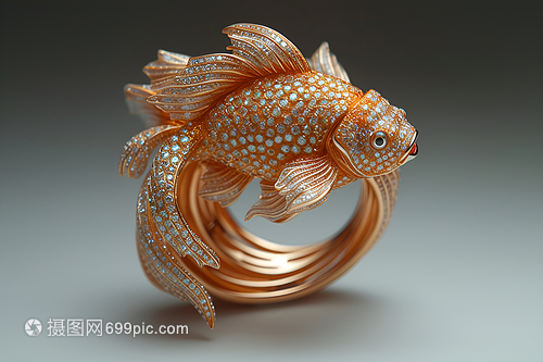 流光溢彩 鉆石金魚工藝品的優(yōu)雅美學(xué)與飾品搭配
